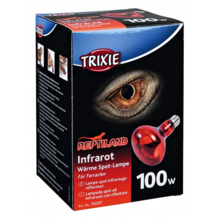 Інфрачервона лампа для тераріуму TRIXIE, 80 x 108 мм, 100 Вт